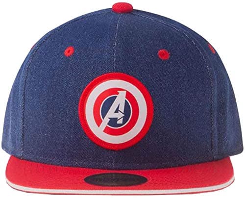 Image of for-collectors-only Captain America Shield Logo Baseball Cap Snapback Hat Marvel Comics Avengers Peaked Cap Cap