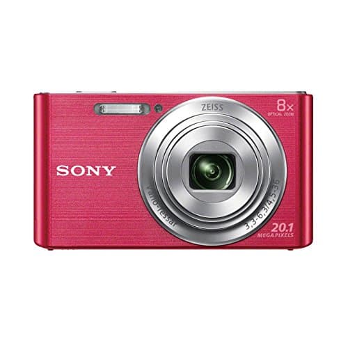 Image of Sony DSCW830 Digital Compact Camera - Pink (20.1MP, 8x Optical Zoom) 2.7 inch LCD
