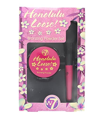 Image of W7 Honolulu Loose Bronzing Powder Set with Brush