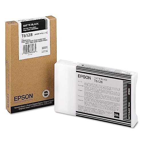 Image of Epson Ink Cartridges, T612800, Singlepack, 1 x 220.0 ml Matte Black
