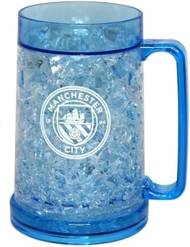 Image of MANCHESTER CITY FC Freezer Tankard Mug Colour Official Marchandise MCFC Fan