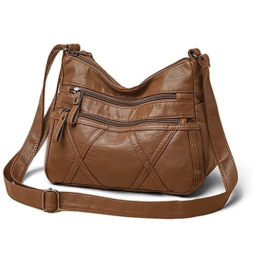 Image of Gladdon Handbags for Women Multi Pockets Casual Cross-body Bags Waterproof Purse and Shoulder Bags Slightly Messenger Bags for Daily Use