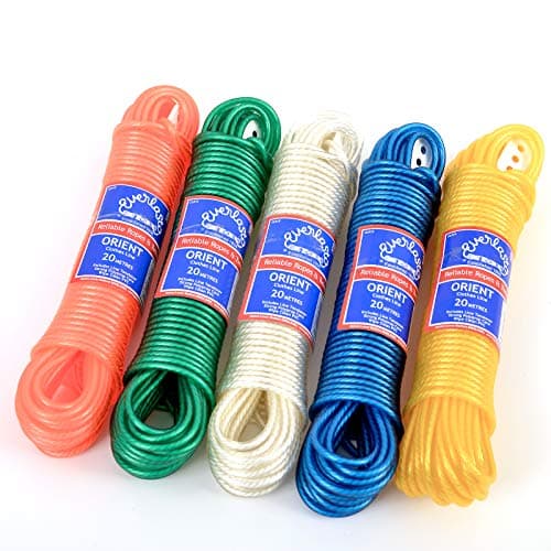 Image of EVERLASTO 'Orient' Premium Clothes Washing Line 4.8mm - 30m, random colour