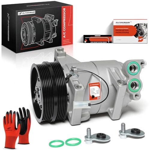 Image of A-Premium AC Compressor with Clutch Compatible with Volvo C30 2008-2013 C70 2004 2006-2013 S40 V50 2005-2011