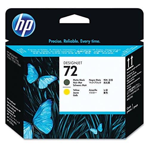 Image of HP C9384A - 72 MATTE BLACK AND YELLOW - PRINTHEAD