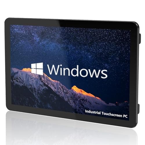 Image of NORQIN 27 Inch Embedded Industrial Touch Panel PC,16:9 IP65 Capacitive Touch Screen Monitor 1920×1080 FHD,All-in-one Computer,Windows OS,4×USB,HDMI,6×COM,2×LAN,WIFI,for Kiosks（I5-7200U,8GB+256GB