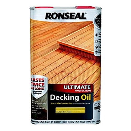 Image of Ronseal Ultimate Protection Decking Oil 5L - Natural Pine