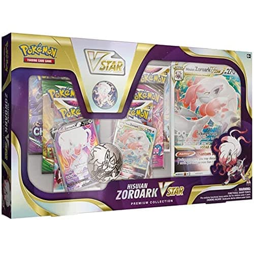 Image of PoKéMoN POKÉMON TCG: HISUIAN ZOROARK VSTAR Premium Collection, Multi-color (290-85172)