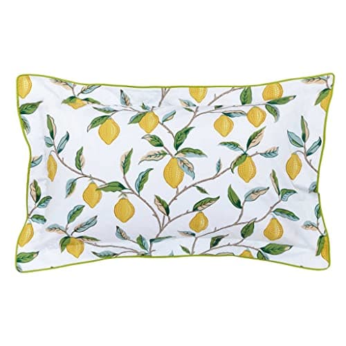 Image of Morris & Co Lemon Tree Leaf Green Bedding Range (Oxford Pillowcase 74cm x 48cm)