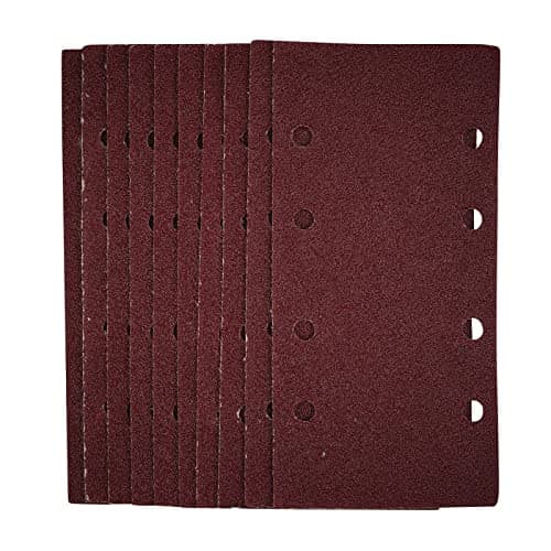 Image of Draper 54831 1/3 Sanding Sheets with Hook and Loop, 93 x 190mm, 40 Grit (Pack of 10)