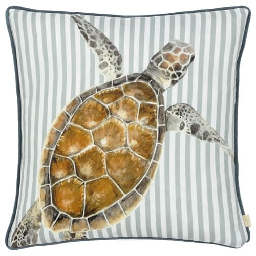 Image of Evans Lichfield Salcombe Turtle Piped Cushion Cover