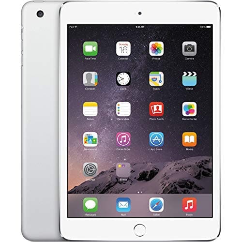 Image of Apple iPad Mini 4 with Facetime Tablet - 7.9 Inch, 32GB, Wifi, Silver (Renewed)