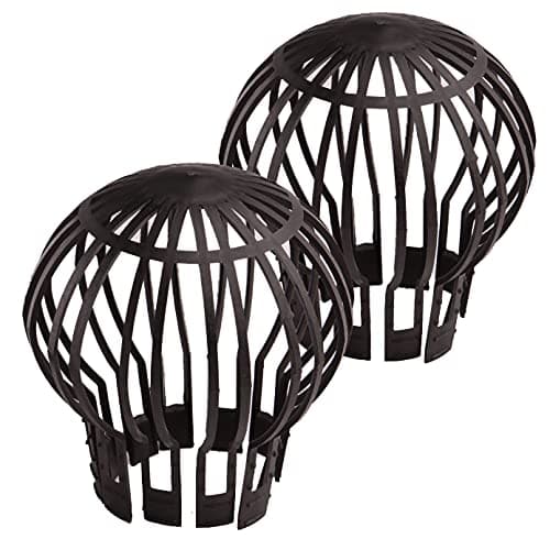 Image of DIVCHI Plastic Gutter Guards - Set of 2 Downpipe Leaf Guard Drain Pipe Cover Gutter Mesh Drain Filter Downspout Protector Pipe Trap Balloon Guard Filter