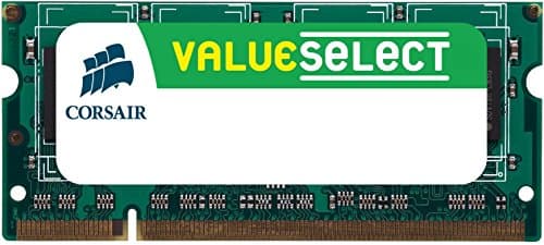 Image of Corsair Value Select SODIMM 8GB (2x4GB) DDR3 1333MHz C9 Memory for Laptop/Notebooks - Black