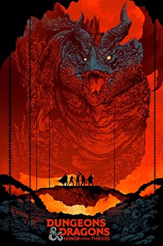 Image of Craftylittlepenguin Dungeons & Dragons Honor Among Thieves Poster 2023 Print Unframed A3 A2 A4 Maxi Art Wall Art Home Decor Movies Cinema - 2214 (A4-210 x 297 mm)