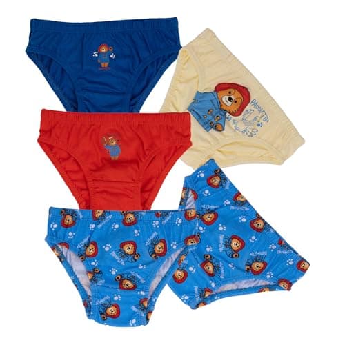 Image of Paddington Bear, Pack of 5 Briefs for Boys, 2-3 Years: 98cm, Multicolor