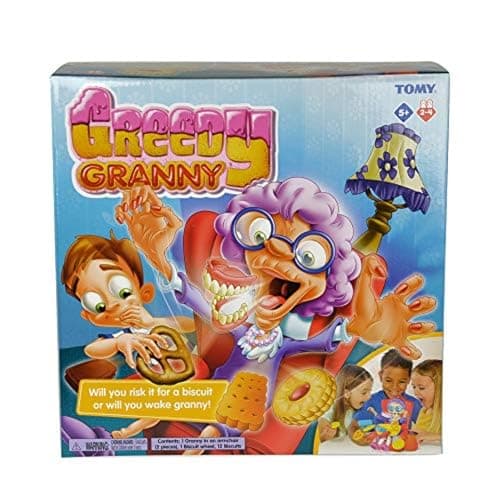 Image of TOMY Greedy Granny Children's Board Game, Family and Preschoo Action Game for Kids 5, 6, 7, 8 Year Old Boys and Girls and Adults