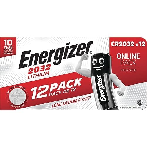 Image of Energizer CR2032 Batteries (12 Pack) - Lithium 3V Coin Battery - AirTags, Car Key Fobs, Watches, Home/Medical/Fitness Devices - 10 Year Shelf Life - Child Resistant Packaging [Amazon Exclusive]