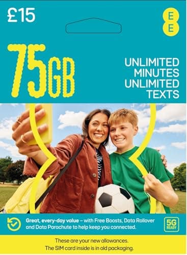 Image of EE 25GB Pay As You Go SIM Card
