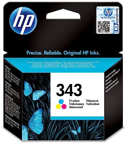 Image of HP C8766EE 343 Original Ink Cartridge, Tri-Colour, Single Pack