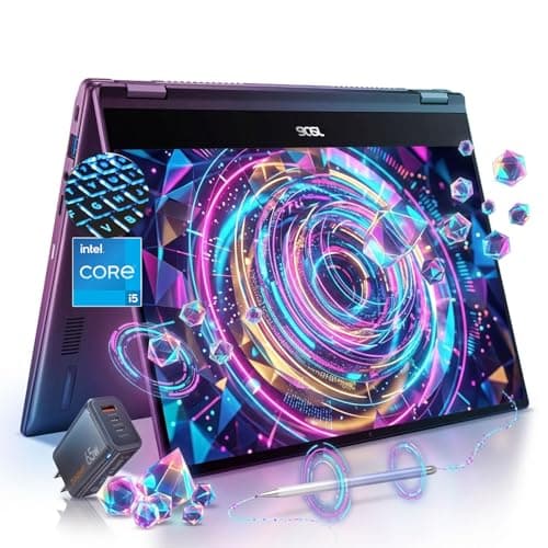 Image of acer Chromebook Plus 514 Touchscreen Laptop -14inch FHD 2 in 1 -Intel Core i5-1334U -8GB RAM| 512GB SSD -Backlit Keyboard- Gaming Chrome Tablet Convertible- Students School Kids