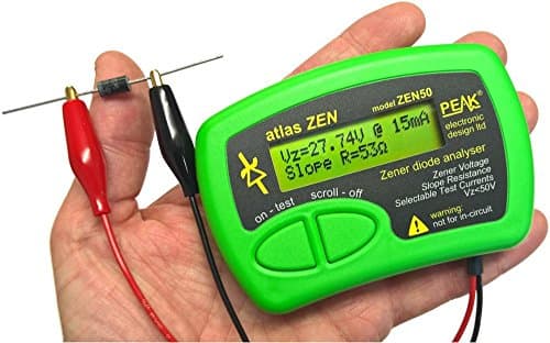 Image of Atlas Zen Zener Diode Analyser, Components Identified Passive Components, Component Analyser