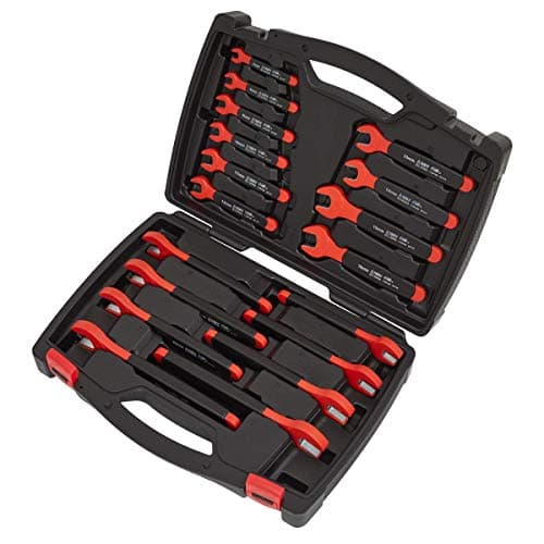 Image of Sealey AK63172 18pc Insulated Open-End Spanner Set - VDE Approved