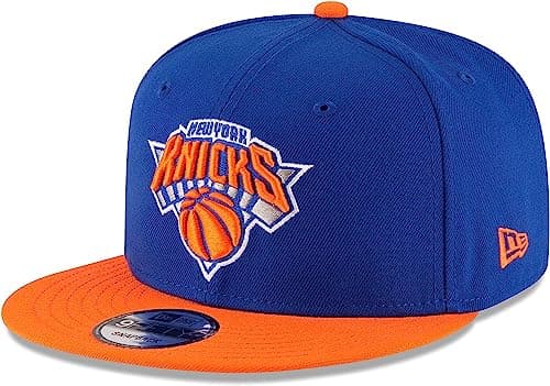 Image of New Era NBA 2-Tone 9FIFTY Adjustable Snapback Hat Cap One Size Fits All, New York Knicks, One size