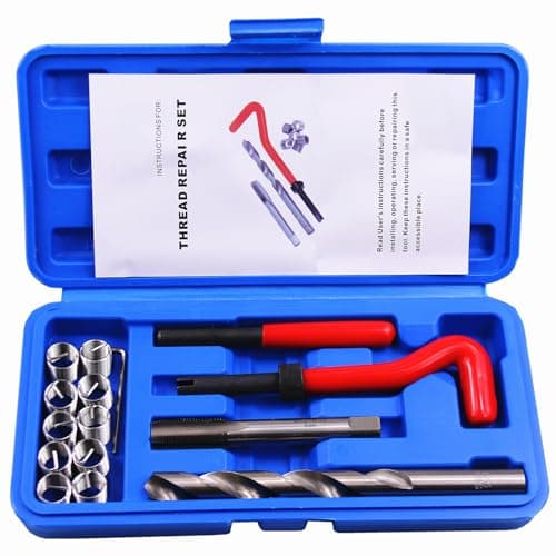 Image of BestsQ Metric Thread Repair Kit M12 x 1.25MM Compatible Hand Tool Set for Auto Repairing (M12-1.25)