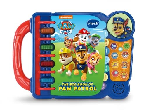 Image of VTech PAW Patrol: The Big Book of PAW Patrol, Official PAW Patrol Character Book, Educational Learning Toy, Learn Letters & Words, Music & Phrases, Gift for Children 2, 3, 4, 5 Years, English Version