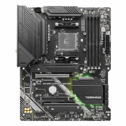 Image of MSI MAG B550 TOMAHAWK MAX WIFI Motherboard, ATX, AM4 - AMD Ryzen 5000 Ready - DDR4 Boost 5100+MHz/OC, PCIe 4.0 & 3.0 x16 Slots, M.2 Gen4 & Gen3 Slots, 2.5G LAN, Wi-Fi 6E, Bluetooth 5.2