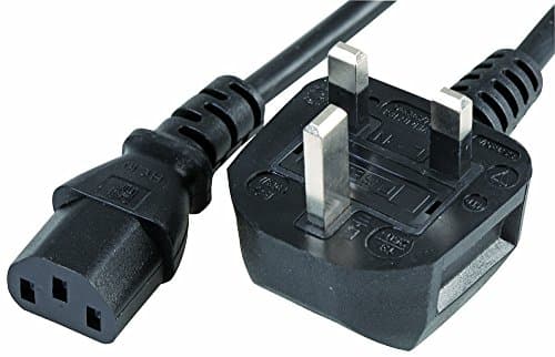Image of PRO ELEC PEL00095 2m UK Mains Plug to IEC C13 Socket Lead, 10A, Black