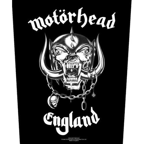 Image of Motörhead England back patch