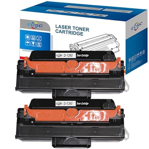 Image of ECSC Compatible Toner Cartridge Replacement for Dell B1260dn B1265dfw B1265dnf 593-11109 (Black, 2-Pack)