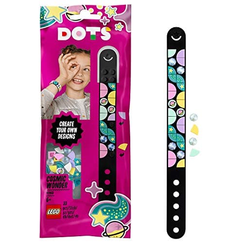 Image of LEGO 41903 DOTS Cosmic Wonder Bracelet DIY Jewellery Beads Set, Art and Craft for Kids