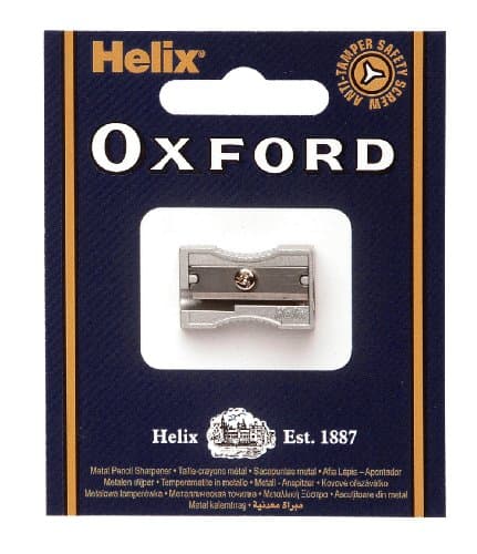 Image of Helix Oxford Single Hole Metal Pencil Sharpener