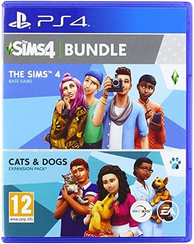Image of The Sims 4 + Cats & Dogs (EP4) Bundle PS4 |VideoGame |English