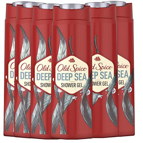 Image of Old Spice Deep Sea Shower Gel & Shampoo For Men 400 ml, 3-in-1 Body-Hair-Face Wash, Long-lasting Fresh