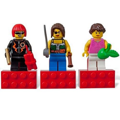 Image of LEGO City Female Minifigure Magnet Set 852948 by LEGO