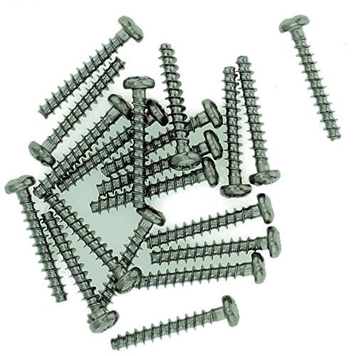 Image of D3 (3mm x 16mm) Pozi Pan Screws for Plastic - Stainless Steel (A2) (Pack of 20)