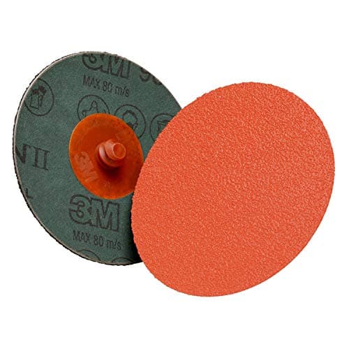 Image of 3M Cubitron II Roloc Fibre Disc 987C, 60+, TR, 3 in x NH, Die R300V
