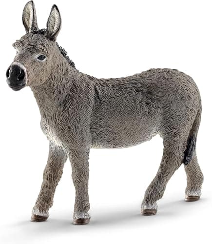 Image of SCHLEICH 13772 Donkey Farm World Toy Figurine for children aged 3-8 Years