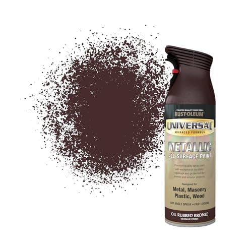 Image of Rust-Oleum 400ml Universal Metallic Spray Paint Aerosol - Oil Rubbed Bronze