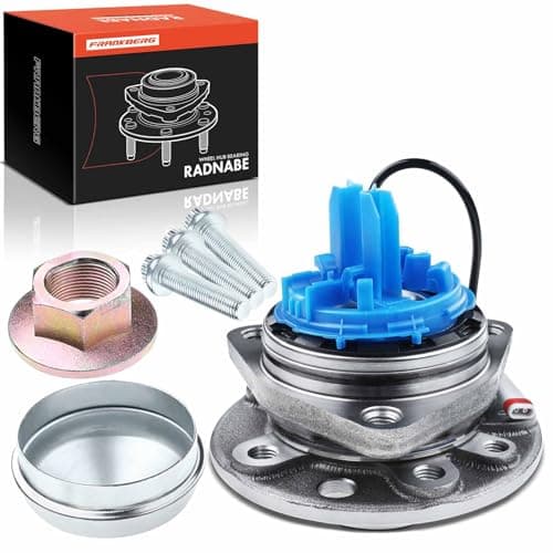 Image of Frankberg 1x Wheel Hub Bearing Wheel Hub Front Axle with integrated ABS Sensor Compatible with Astra H L48 1.7L-2.0L 2004-2014 Zafira B A05 1.6L 1.7L 2008-2015 Replace# 93188477