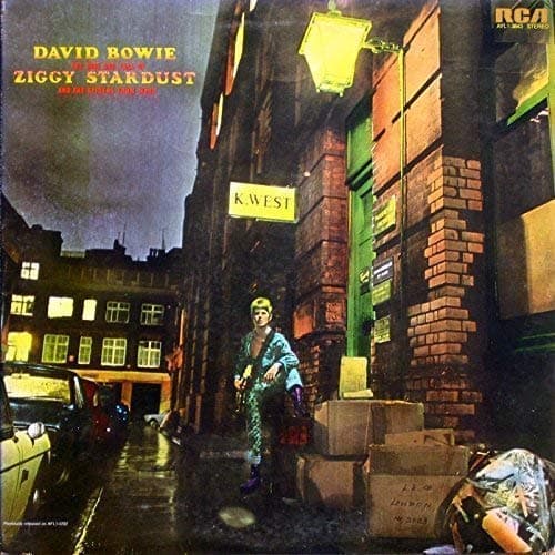 Image of David Bowie .Ziggy Stardust .Iconic Album Cover Poster Various Sizes (A3 Size 29 x 42 cms)