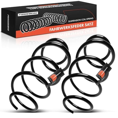 Image of Frankberg 2x Coil Spring Front axle Left Right Compatible with C-Klasse W204 2007-2014 C-Klasse T-Model S204 2007-2014 Replace# RH3933