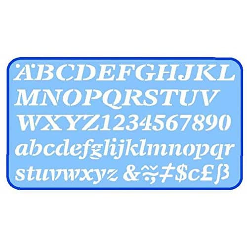 Image of Helix 20mm 2cm Italic Letter Stencil