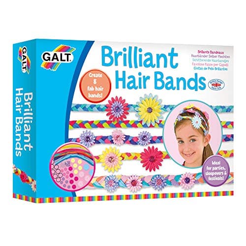 Image of Galt Toys, Brilliant Hair Bands, Kids' Craft Kits, Ages 6 Years Plus