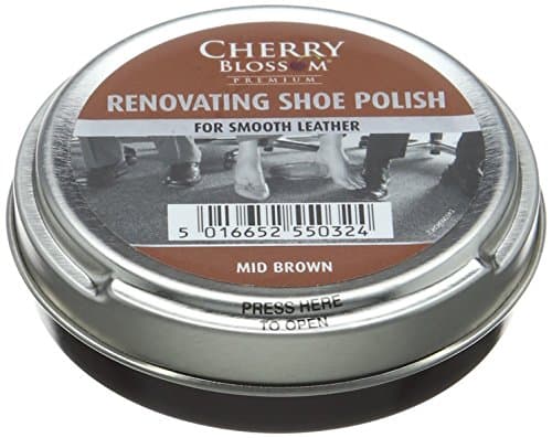 Image of Cherry Blossom Premium Renovating Shoe Treatments and Polishes PCREN03 Mid Brown 50.00 ml
