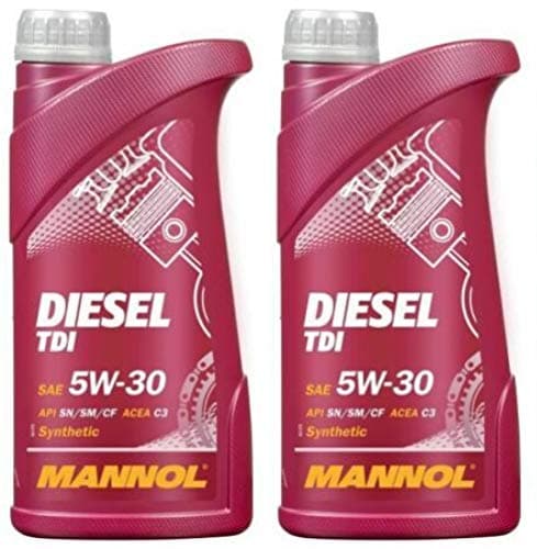 Image of Mannol Diesel TDI 5W30 C2 C3 Fully Synthetic Engine Oil, STJLR.03.5005, 505.01, 2 litres